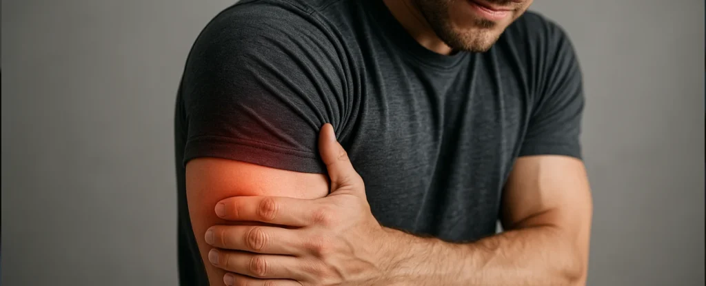 de grens met spierpijn